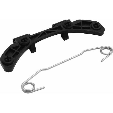 Support de charnière en plastique pour volet de carburant diesel, remplacement compatible VOLVO V70 S60 S80 XC90, finition noir et argent, 1 pièce, fixation adaptée (1/5)