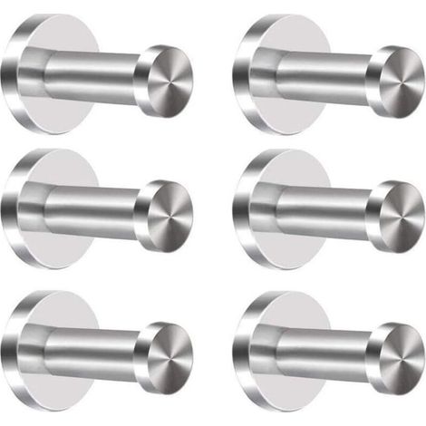 6 pezzi 0 a parete 0 acciaio inox 0 ganci 0 porta 0 cappotto 0 ganci 0 accappatoio 0 asciugamano 0 ganci 0 bagno 0 per 0 accappatoio, 0 asciugamano, 0 camera da letto, 0 cucina.. (1/5)