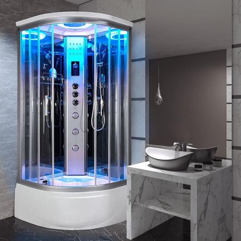 Miami 900 Steam Shower 900 x 900-Mirror (1/5)