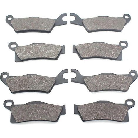 8 plaquettes de frein avant et arrière pour moto Outlander Renegade 500, 800 et 1000 (STD/EFI) (2012-2015). (1/5)