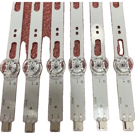 Rétroéclairage LED, 12 LEDs, 3V, 1530mm, Personnalisable, Compatible avec Plusieurs Modèles (1/5)