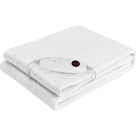 Matelas Chauffant, 193 x 91 cm, 100W, 6 Réglages de Température, Arrêt Automatique de 8 Heures, Fibre Synthétique et Coton (1/5)