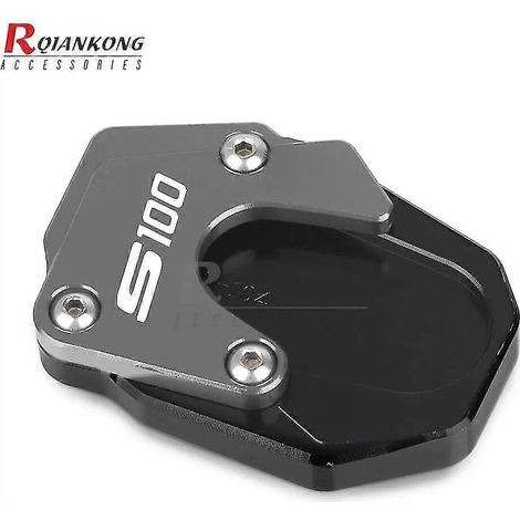 Motorrad-CNC-Fräse für SUZUKI V-STROM 1000/1000XT/1050/1050XT VSTROM DL1000 DL1050 XT Seitenständer-Fußstütze (vergrößerte Auflagefläche) – S100 Logo2 (1/5)