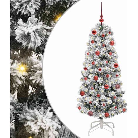 Sapin de Noël Arbre de Noël Artificiel à Branches Articulées 150 cm (1/5)