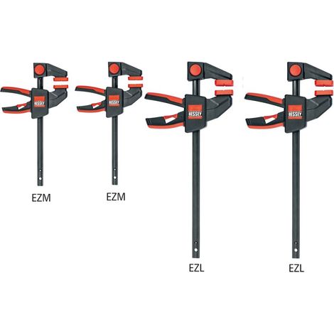 Bessey EZM-EZL-SET - Juego de 4 tornillos de apriete - herramienta profesional duradera, calidad garantizada, envío en 24h (1/4)