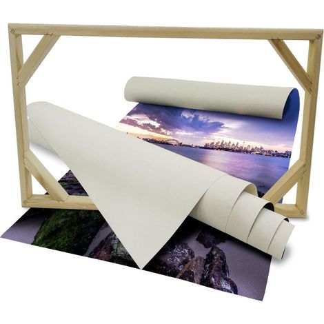 SIDNEY Landscape - Quadro Canvas su telaio in legno - Misura: 100x70 cm (1/4)