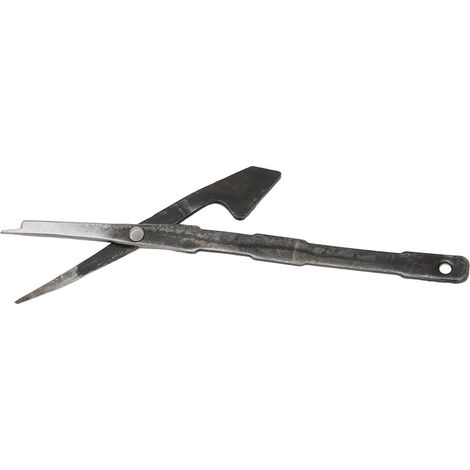 Flornadel Robuste, langlebige, rostfreie Metall-Florschere zur einfachen Montage für Teppichtufting-Werkzeuge, Reparatur, Ersatz, Schneiden des Flors (5 Zoll) (1/5)
