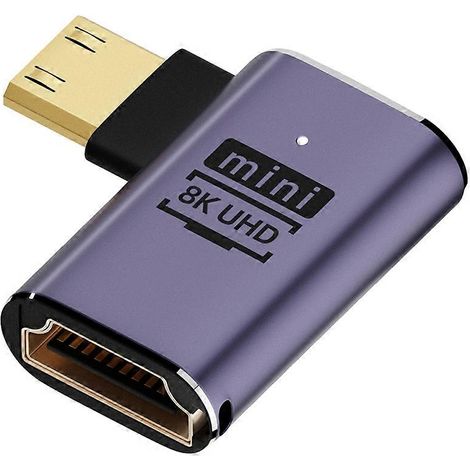 Adaptateur HDMI 2.1 vers mini HDMI 8K C8K-02 (1/4)