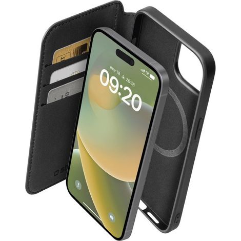 SBS TEBKMAGSFIP1567K custodia per cellulare 15,5 cm (6.1") Custodia a borsellino Nero