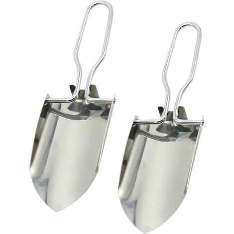 Kit de Jardinage 2 Pièces Pelle Pliante en Acier Inoxydable, Légère et Facile à Transporter pour Plantation et Entretien des Plantes de Jardin (1/5)
