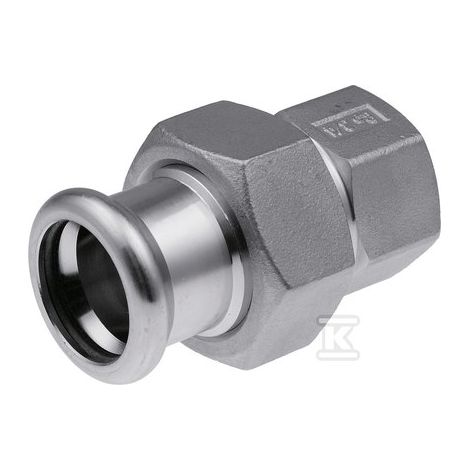 GW 54X2 IG Edelstahl-Pressfitting