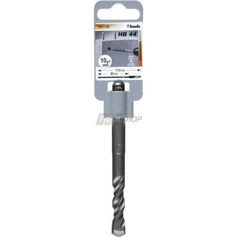 Broca para martillo kwb 241140 10 mm 110 mm sds plus