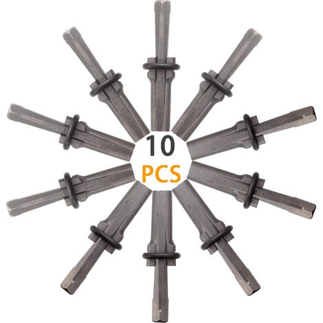 Lot de 10 cales robustes en forme de cale et de cales à plumes, 1,6 cm et cale pour béton, pierre de roche, outils à main