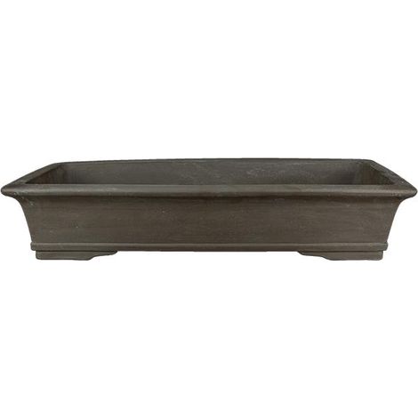 Vaso per bonsai rettangolare in gres 90,5x37x17,5 cm - L74b