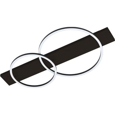 Eglo LED Deckenleuchte Boyal 1 schwarz- nickel-matt 78 x 40 cm (1/2)