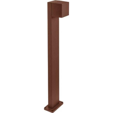 Lampe de rue classique gea led ges2322 led ip65 80h en aluminium brun à émission simple