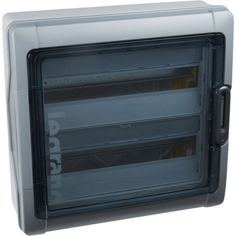 LEGRAND 414036 COFFRET ÉTANCHE PLEXO³ POUR PHOTOVOLTAÏQUE À ÉQUIPER, 2 RANGÉES DE 18 MODULES, 1000V=