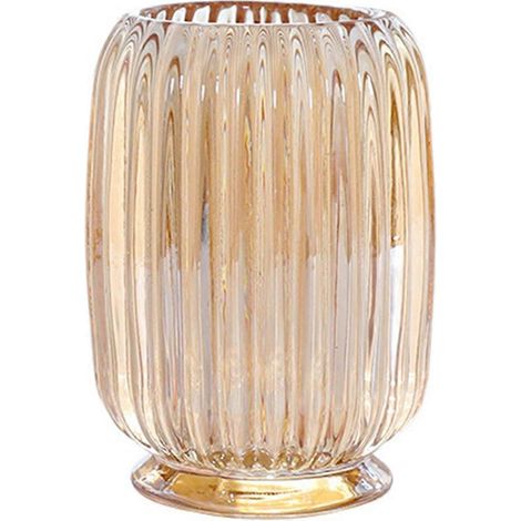 Porte-pinceaux de maquillage en verre, organisateur de pinceaux de maquillage en cristal B-- (1/5)