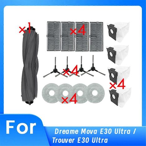 17 pièces de rechange pour robot aspirateur Dreame Mova E30 (1/5)