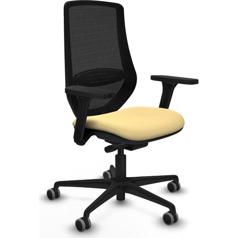 piqueras-y-crespo Mardos ergonomischer Bürostuhl Creme