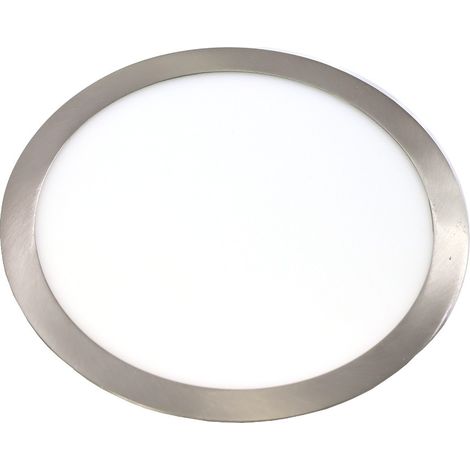 Jandei - Downlight LED 24W 4200K redondo empotrar acero Marco acero