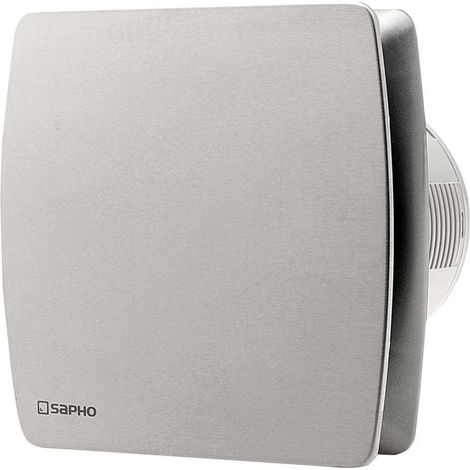 Sapho Lex - Axial-Badlüfter, 15 W, Edelstahl LX103