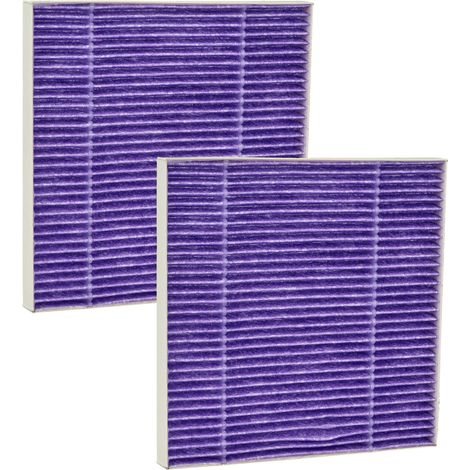 vhbw 2x Staubsaugerfilter kompatibel mit Hitachi CV T 190 A, T 190 Eco Staubsauger - HEPA-Filter Weiß Lila (1/4)
