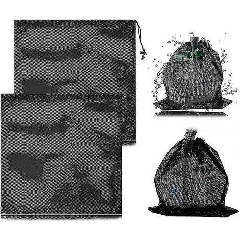Sacs en filet pour pompe à eau, sacs filtrants en filet pour pompe à eau, sacs barrière pour pompe à eau, sacs de protection pour pompe à eau, avec tiroirs (1/5)