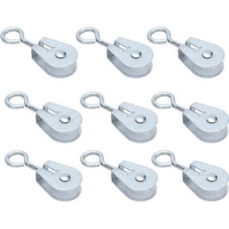 Lot de 25 poulies résistantes à l'usure, petites, compactes, faciles à remplacer, pratiques et idéales pour l'agriculture en serre. (1/5)