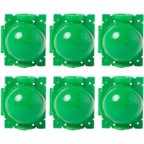 6 Pcs Vert boîte de greffe de Plantes Boule Propagation des Racines Usine Boule de greffage à Propagation racinaire marcottage aérien enracinement Boule de Croissance Petit Motte (5 cm) (1/4)