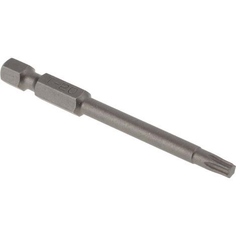 Rs Pro – Embout pour visseuse Torx T20 – Acier au vanadium – Longueur 70 mm – Lot de 5 embouts pour vis à six pans creux
