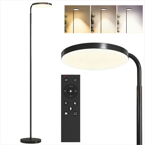 Lampe de table Lampadaire LED sur pied articulé avec télécommande (1/5)