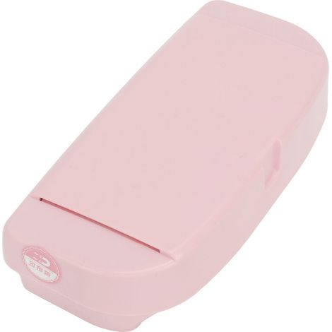 Lot porte-lunettes multifonction voiture - étui solaire visière pare-soleil boîte organiseur lunettes avec clip rose (1/5)
