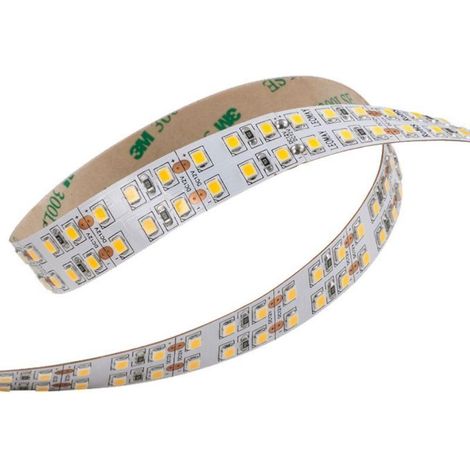Ruban LED 12V 5M 2835 IP20 Double Rangée 240LED/m - Blanc Chaud  - SILUMEN