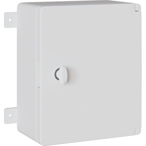 Armoire de contrôle moderne polyvalente 47 x 20 x 60 cm usage intérieur extérieur en plastique gris (1/5)