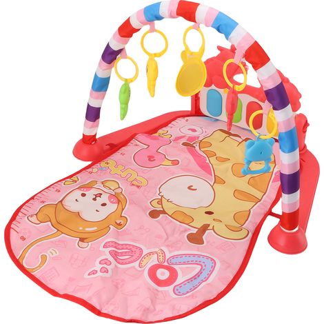 Tapis d'éveil musical pour bébé, piano à pédales, jeu de motricité pour nouveau-né, tapis de fitness pour enfants (1/5)