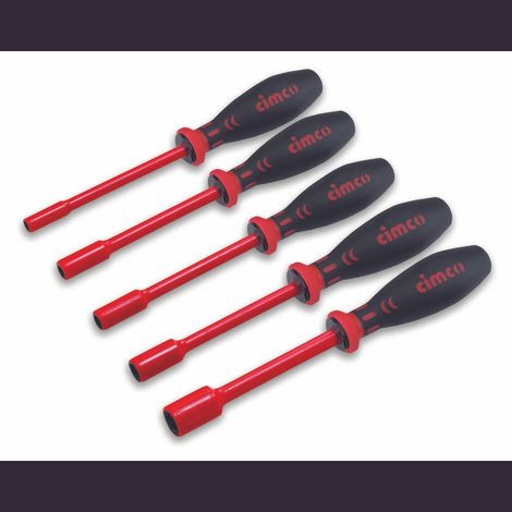 Cimco VDE Jeu de tournevis 5 pièces 6 pans extérieurs (1/2)