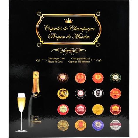 Album de collection - EXACOMPTA - 64 plaques de muselet - Noir - Carton rigide - Mousse dense (1/4)