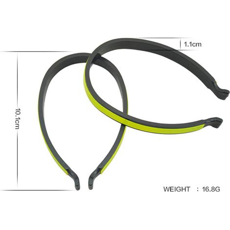 2 paires pinces à vélo réfléchissantes légères pour pantalon, clips de sécurité pour cyclisme nocturne (1/5)