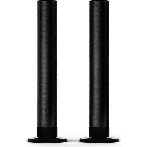 Barre de son TV, enceinte Bluetooth, connexion AUX/BT/OPT, système audio home cinéma 2 en 1 séparable, radio FM (1/5)