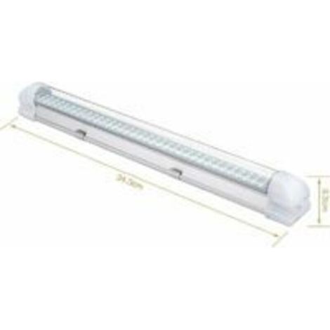 Striscia LED da 12 V, striscia LED per interni auto con 108 LED - Illuminazione a LED brillante per furgoni con interruttore ON/OFF (1/4)