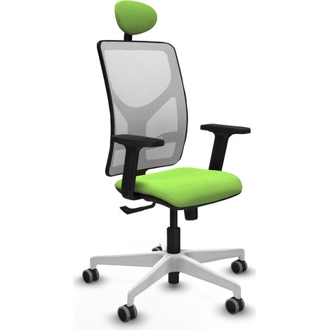 Chaise de bureau piqueras y crespo Motilla noir mousse épaisse (1/2)