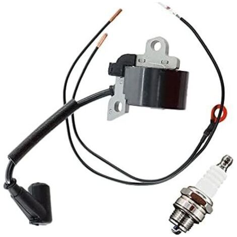 STIHL chainsaw ignition coil replacement kit with BPMR7A spark plug, compatible with several MS series chainsaws. (1/5)