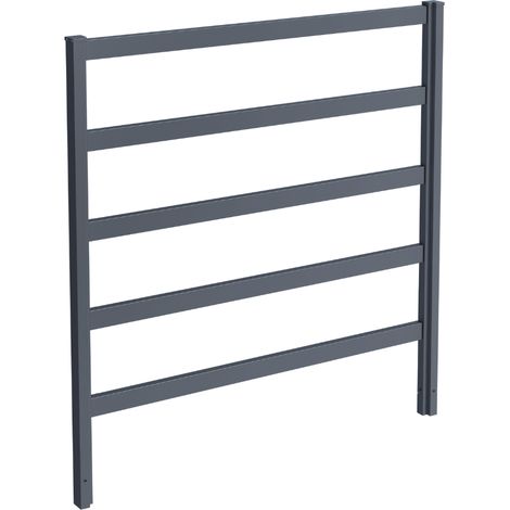 Treillis métallique Timea gris – Petit format en acier galvanisé pour armoire Tessa (1/5)