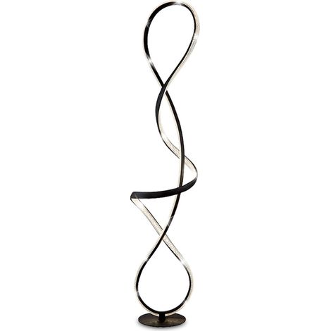Globo - lampada da tavolo - SWIRL - nero - metallo - LED - (1/5)