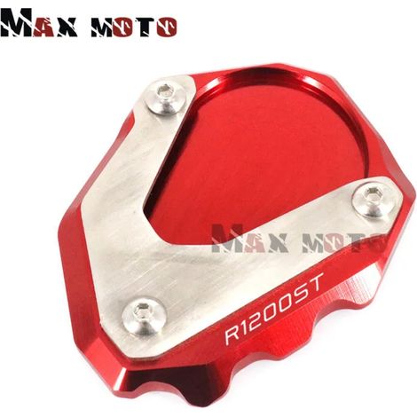 (R1200ST-Rouge) Compatible avec BMW R1200RT R1200 RT R 1200RT 2004-2013 R1200ST 2003-2007 - Extension de béquille latérale pour moto maxpower (1/4)