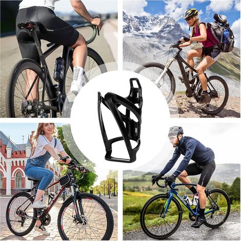 Portabotellas para bicicleta - paquete de 2 portavasos para bicicleta, portabotellas mejorado para bicicleta de carretera, MTB, bicicleta de carretera, bicicleta urbana. Incluye tornillos y herramient (1/4)