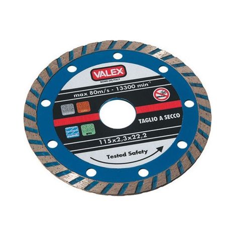 Lame diamantée turbo VALEX 115 mm 1464656 (1/3)