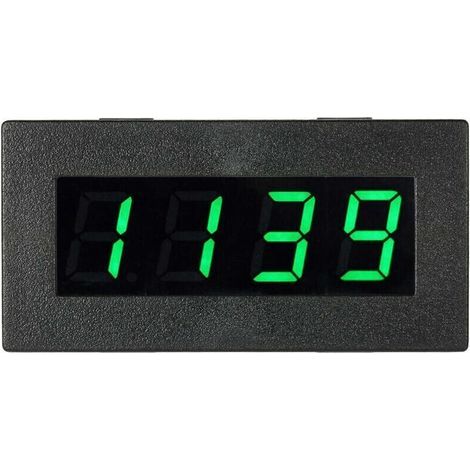 Hochpräziser digitaler Drehzahlmesser mit 0,56-Zoll-Gründisplay, Geschwindigkeitsmessmodus, Schwarz, grüne LED-Anzeige (1/5)