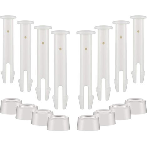 30 Kunststoff-Poolverbinderstifte mit Dichtungen, Poolteile-Clips für ebenerdige Schwimmbecken, Ersatzteile, 5,5 cm (2,16 Zoll) (1/5)